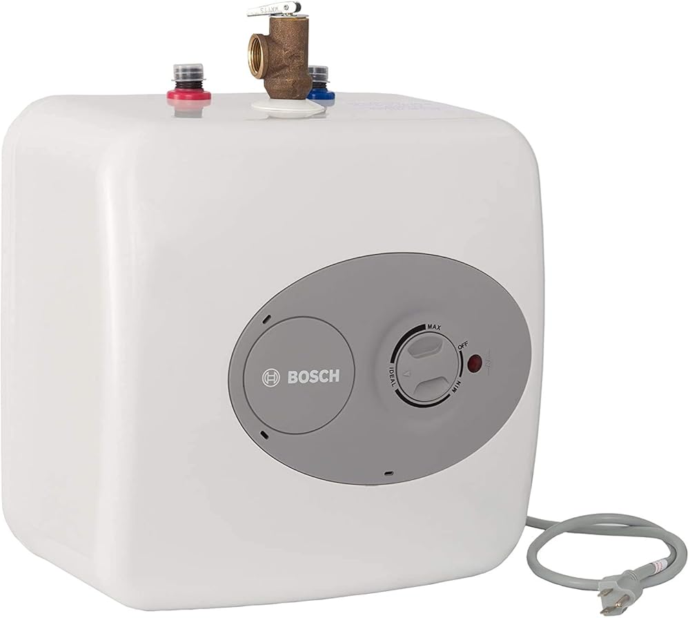 BOSCH Tronic 3000 T 2.5-Gallon Electrical Mini-Tank Water Heater (ES2.5) – Immediately Entry Scorching Water – Versatile Shelf, Wall, or Ground Mounting Choices